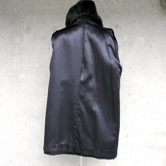 Vintage Dubrowsky & Joseph faux fur Persian / curly lamb coat / jacket, SM-MED - Picture 9 of 10